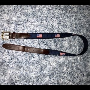 Vineyard vines American flag belt